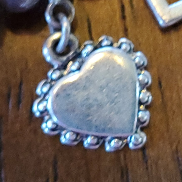 Charm Bracelet - Heart, Cross, and Clover - Picture 3 of 6